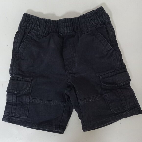 Boys Cherokee Navy Blue Cargo Pockets 100% Cotton Shorts Size 4 - Picture 1 of 8